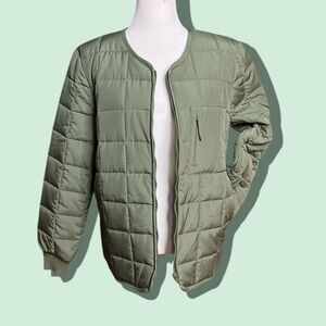 Rains quilted puffer jacket, size S